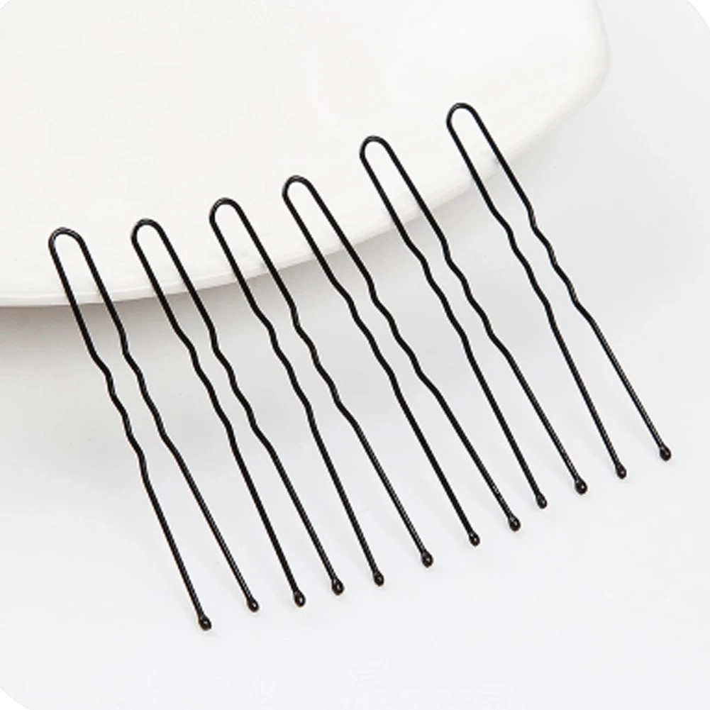 New Arrival Hair Pins one Bag Thin U Shape Hair Bobby Pin Black Metal Clips Health Hair Care