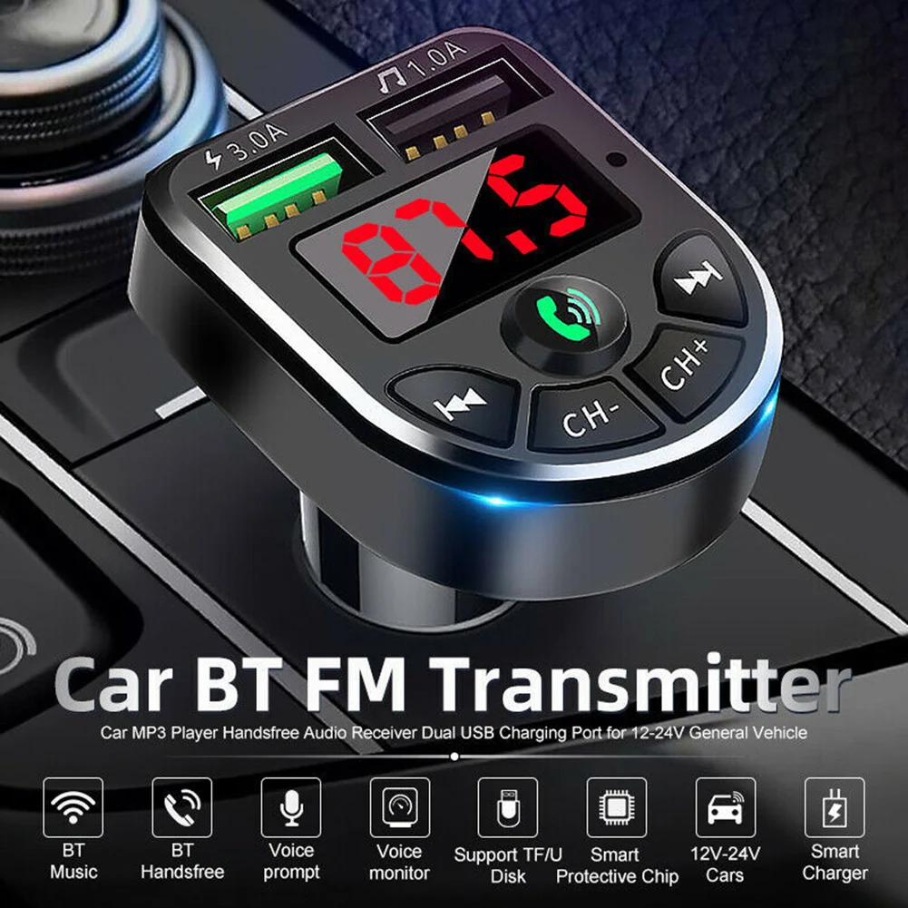 автозвук 5.0FM передатчик Bluetooth автомобильный беспроводной громкой связи аудио