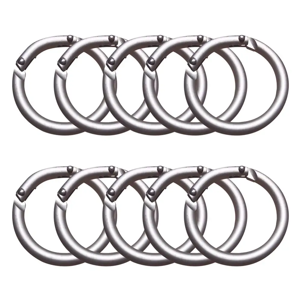 

Round Mountaineering Buckle Metal Circle Hook Aluminum Alloy Round Mountaineering Buckle Spring Buckle