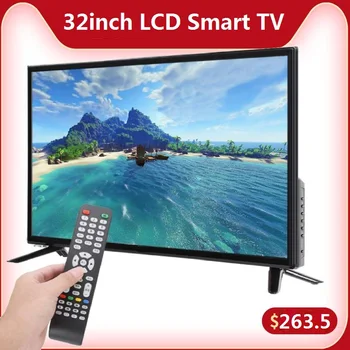 

Multi-Functional 32inch TV HD LCD Smart TV 2K WIFI Online Edition 220V Television with Network set-top box Dolby sound video TV