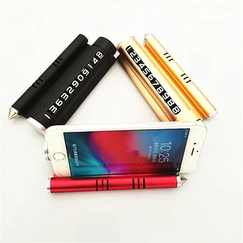 

Multifunctional Phone Number Parking Plate Temporary Stop Sign Card Mobile Phone Stand Holder Safety Hammer