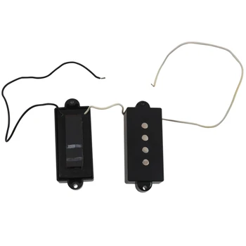 

HOT-1set 4 String Noiseless Pickup Black for Precision P Bass Replacement
