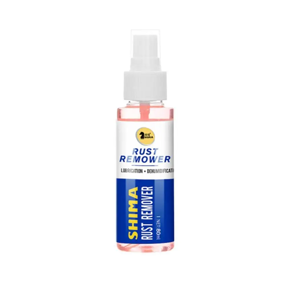 

80ml Rust Remover Window Rust-Proof Lubrication Inhibitor Wheel Hub Screw De-Rusting Spray For Metal Parts Car Maintenance Clean