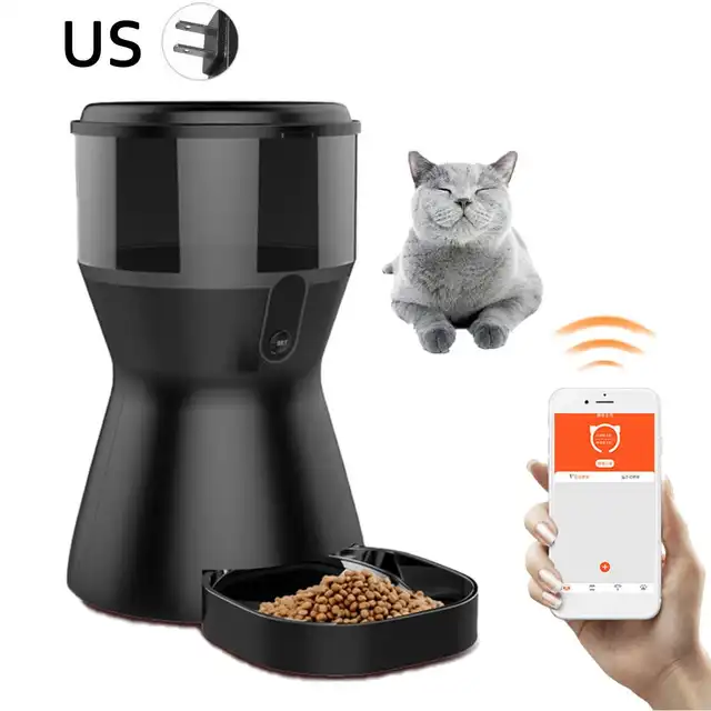 Augkun Wifi Automatic Pet Feeder Food Dispenser Recorder