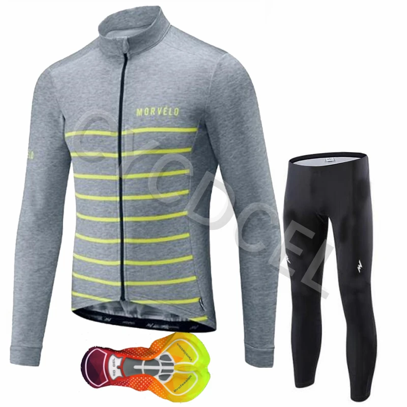 NO.12 Morvelo Мужская велосипедная майка Pro Team Ropa Ciclismo Hombre Triathlon MTB Cycle одежда комплект с длинным рукавом комбинезон 16D гелевая подкладка - Цвет: NO.12