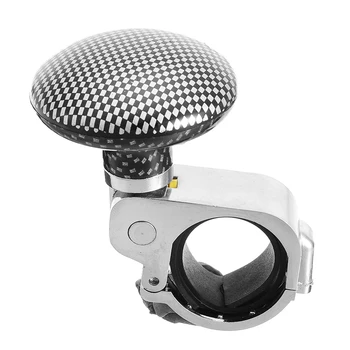 

1pc Metal Plastic Car Knob Flexible Easy Install Spinner Rotation Anti-slip Steering Wheel Booster Tool Handle Grip Accessories