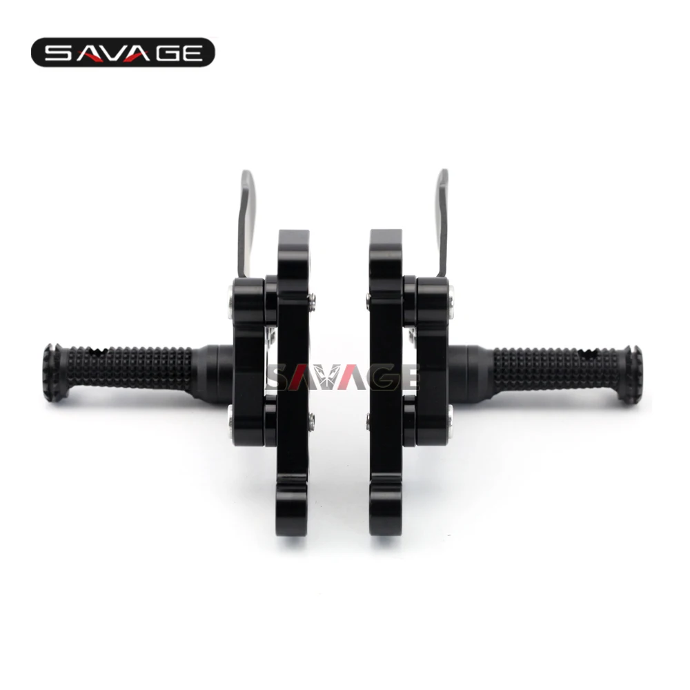 Front sets Rider Footrests Foot pegs Articulated For MV (7)