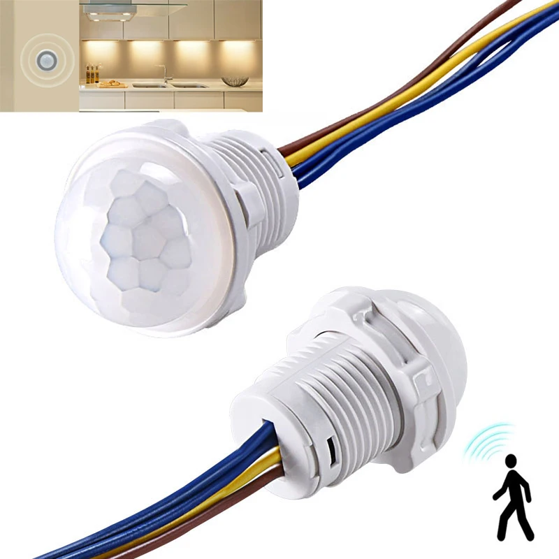 Time Delay PIR Infrared Body Motion Sensor Detector Module Sensitive 100V- 240V Light Bulb Lamp Control Switch Home Accessories