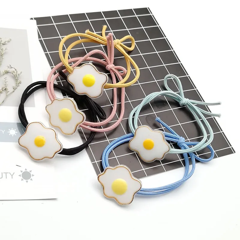 

Lovely Poached Egg Princess Headwear Baby Headdress Girls Hair Accessories Kids Elastic Hair Bands Children Hair Ropes
