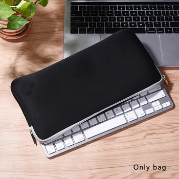 

Durable Zipper Anti Scratch Wear Resistant Protable Storage Bag Rectangle Protection Travel Carrying Case For Apple Keyboard