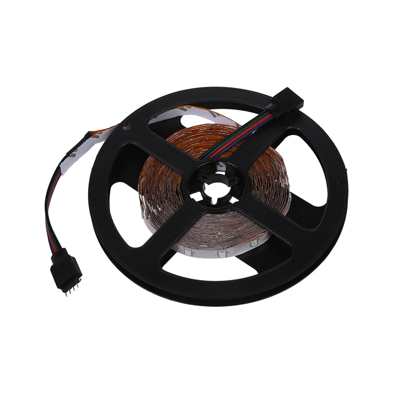Новая одежда для маленькой девочки 2x5 м 10 м 3528 SMD 600 RGB светодиодный полоски светильник лампа AC/DC 12V вечерние+ 24 клавиши контроллер