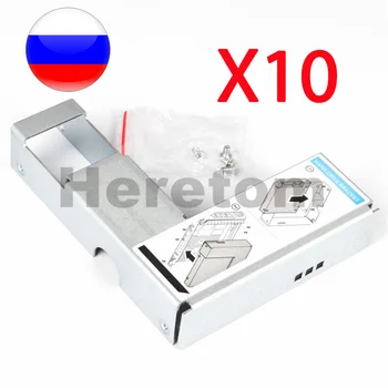 

10Pcs 3.5" TO 2.5" HDD Tray Caddy For DELL R320 T320 R420 R430 R510 R520 T620 R710 R720 R730 09W8C4 converter adapter screw