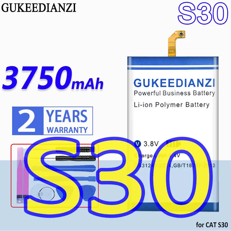 Аккумулятор большой емкости GUKEEDIANZI 3750 мАч для CAT S30 Bateria | Мобильные телефоны и