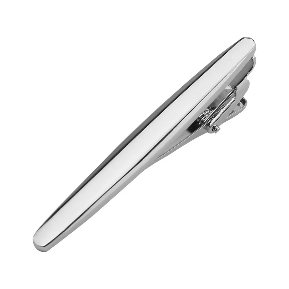 Chic Gentleman Slim Collar Mirror Face Classic Tips Stainless Steel Tie Clip top quality Hot | Украшения и аксессуары
