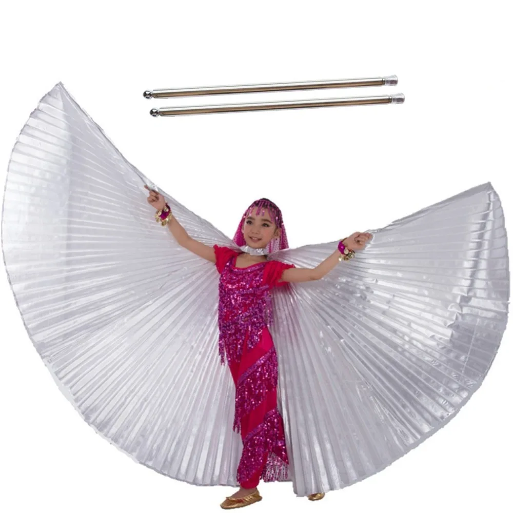 Детский костюм для танца живота, крылья Isis, регулируемые стальные палочки, аксессуары для танца живота, Детский костюм, крылья, индийская одежда