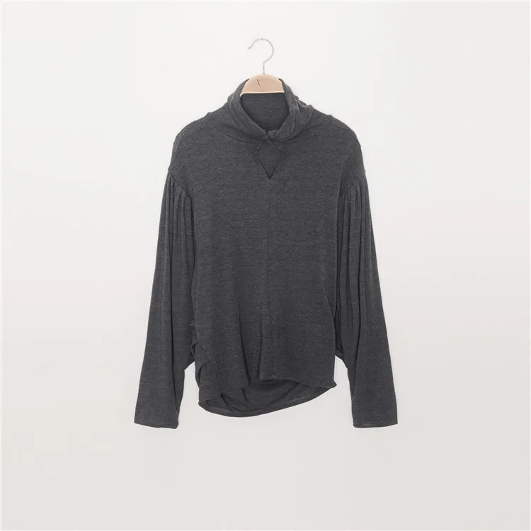 Women's Turtleneck Blouse Long-sleeved Slim-fit