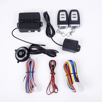 

Car Auto Alarm Keyless Entry Ignition Engine System Push Button Remotes Kits