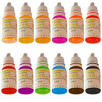 

10ML Macaron Ice Cream Cake Food Coloring Ingredients Cake Fondant Baking Cake Edible Color Pigment Tools