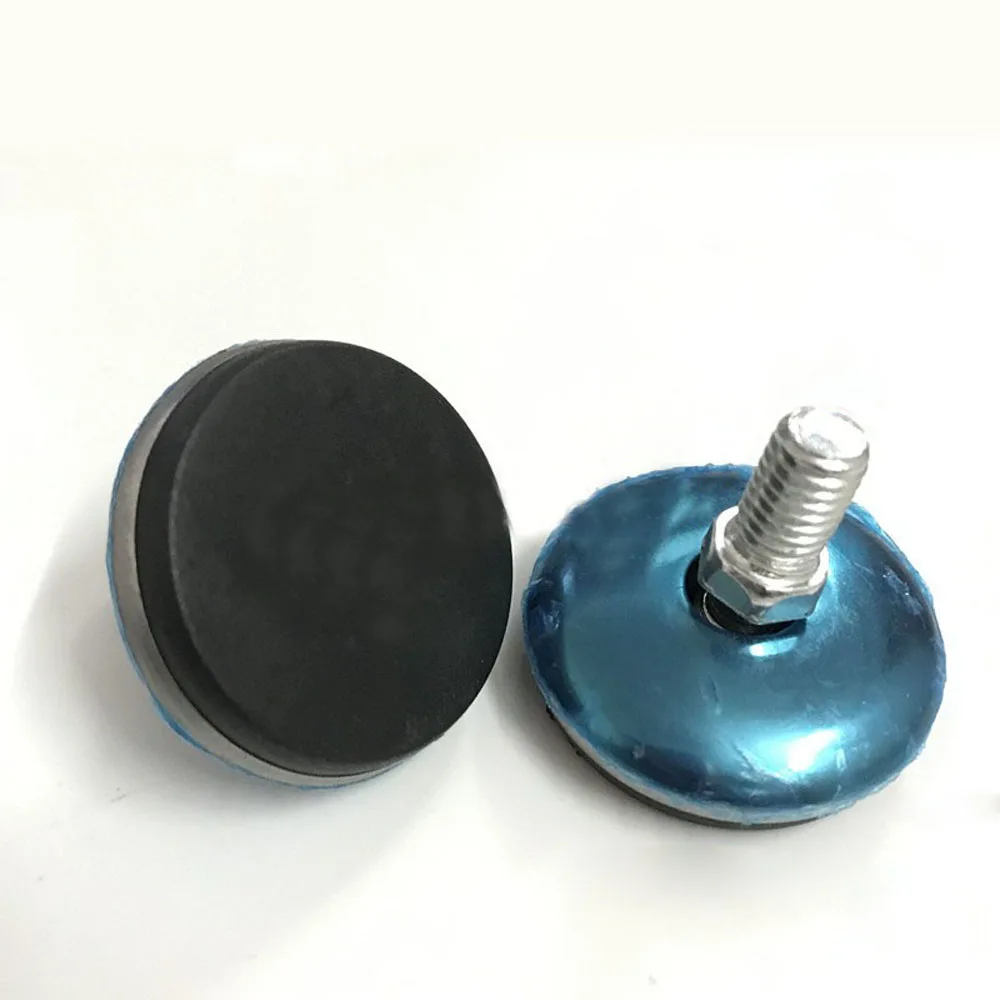 2/4/8pcs Non-Slip Tilting Adjustable Feet M6 M8 M10 Screw In Threaded Foot Levelling Feet Base Dia 30/32/40/50/65mm leveling foot base