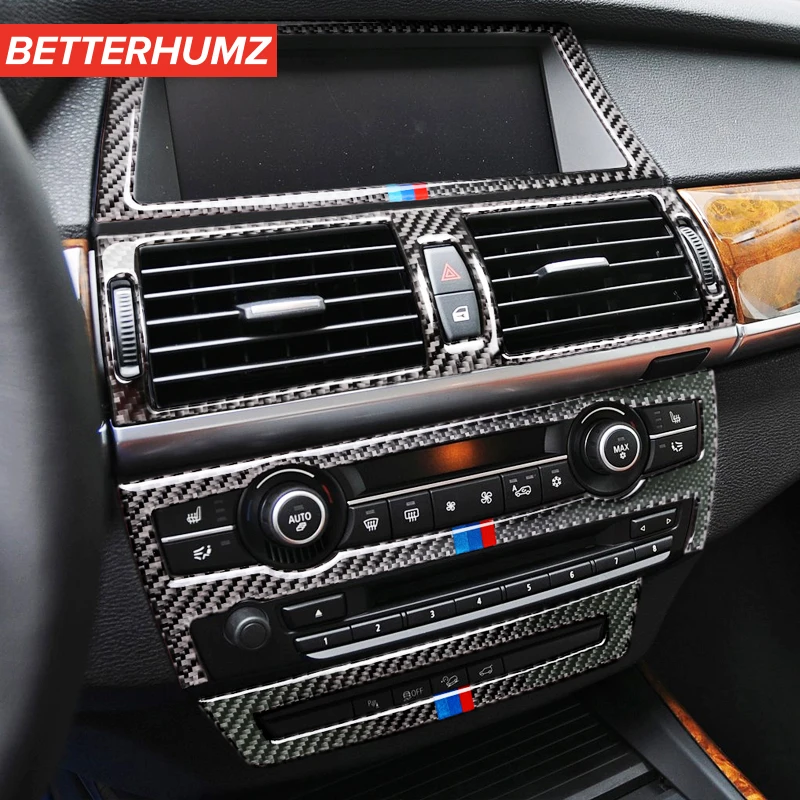 Украшение из углеродного волокна для BMW E70 E71 X5 X6 крышка выпускного отверстия