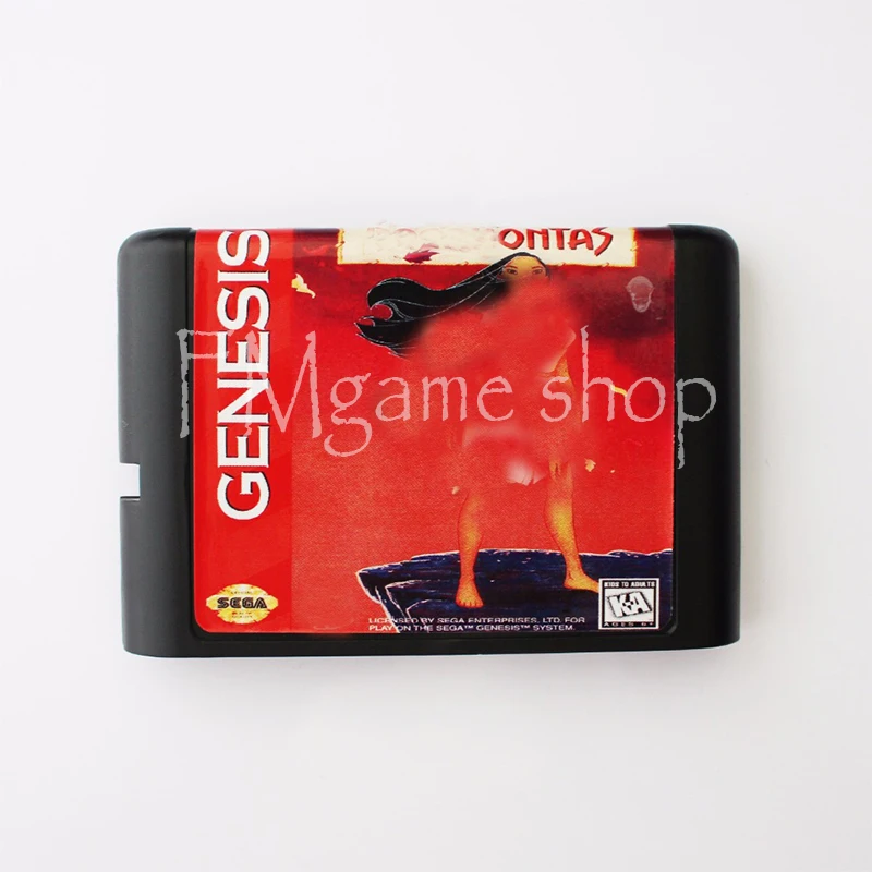 Pocahns 16 бит SEGA MD игровая карта памяти для Sega Mega Drive Genesis Megadrive Card | Электроника