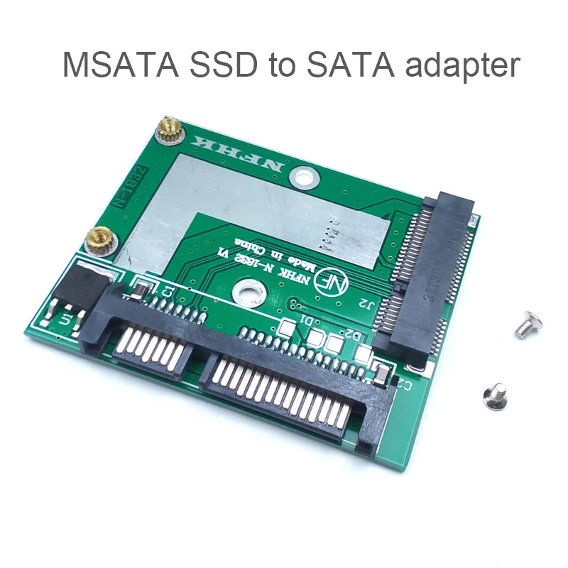 

High Quality Msata Ssd 2.5'' Sata 6.0gps Adapter Converter Card Module Board Mini Pcie Ssd whole sale