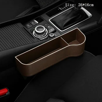 

Car Seat Side Gap Storage Box Universal Car Coin Phone Organizer Large Capacity Wallet Sundries Case Stowing Tidying Accessories