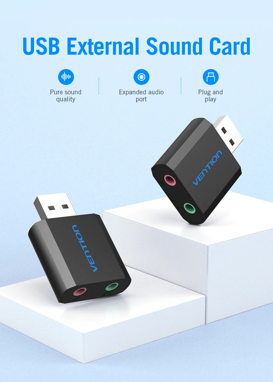 

USB sound card USB audio interface headphone adapter microphone speaker sound card laptop PS4 computer external sound card