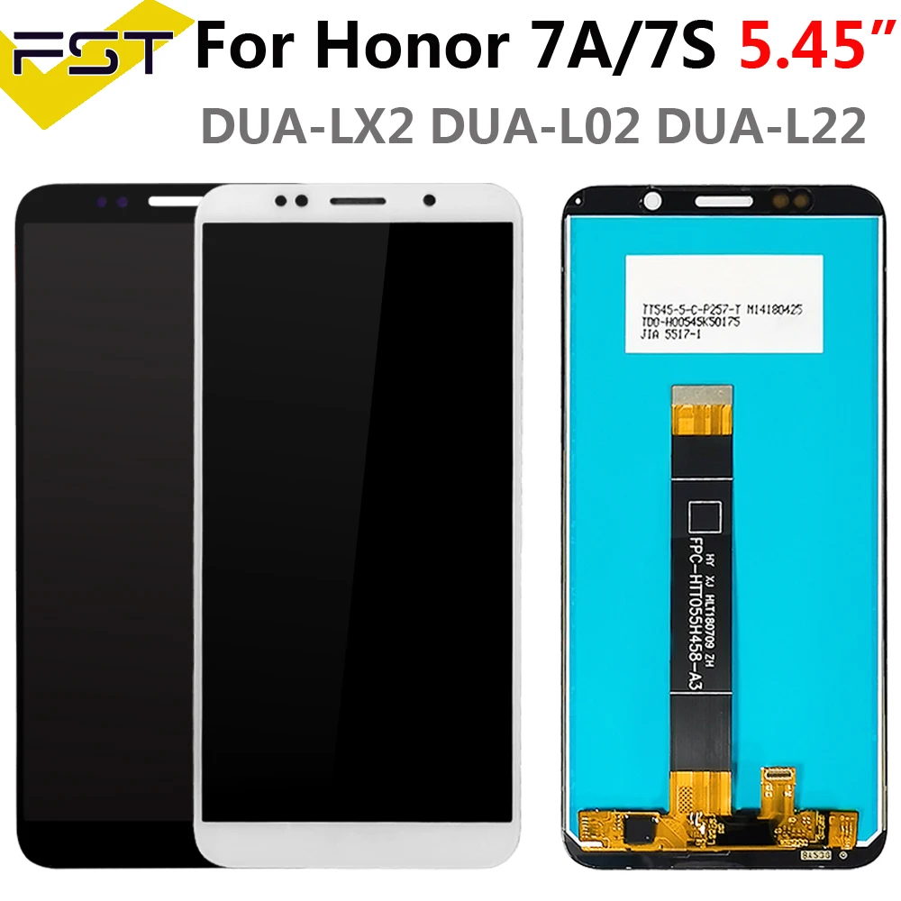 Дисплей IPS для Honor 7A/7S белый/черный с рамкой/без рамки | Мобильные телефоны и