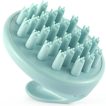 

Head Hair Washing Scalp Shampoo Air Brush Comb Multi-point Massage Brushes Soft Silicone Cleaning Comb
