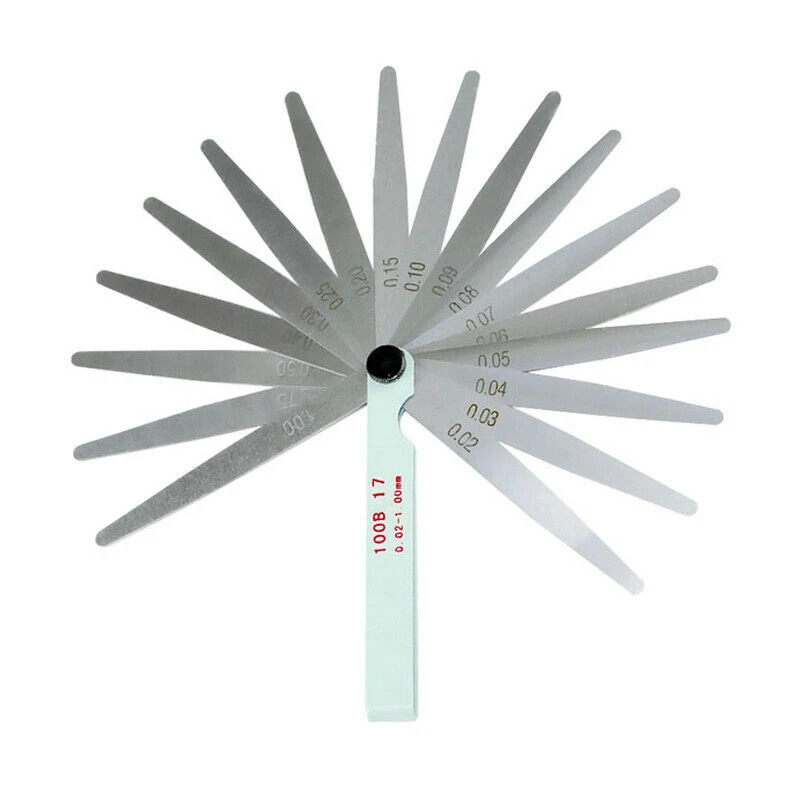 Свечи зажигания мотоцикла зазор измерительный ручной инструмент клапан Feeler Калибр 10 см серебро Великобритания