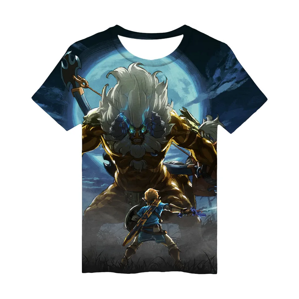 

Game The Legend of Zelda Breath of Wild 3D Print Tshirt Men/Women Streetwear T-shirt Boy Oversized T shirt Shirts Tops Clothes