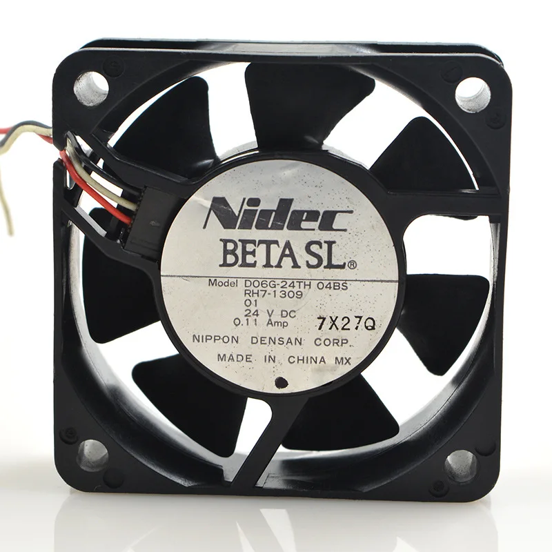 Для Nidec d06g-24th04bs 6020 6 см 24 В 0.11a принтер инвертор/Вентилятор охлаждения питания