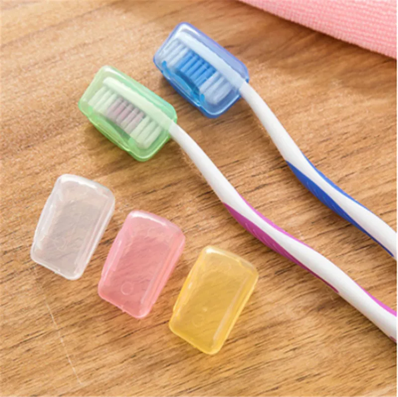 5Pcs/Set Portable Toothbrush Cover Holder Travel Hiking Camping Brush Cap Case Health Germproof Toothbrushes Protector