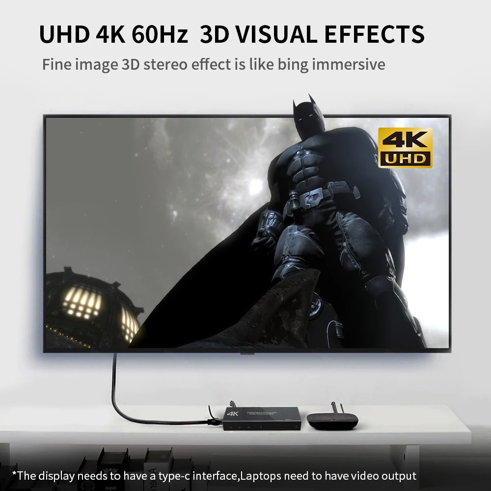 4K 60Hz HDMI 2,0 коммутатор 4X1 разветвитель матрицы 4 в 1 выход SPDIF+ 3,5 мм аудио экстрактор& ARC HDCP 2,2 с ИК-пультом HDMI адаптер