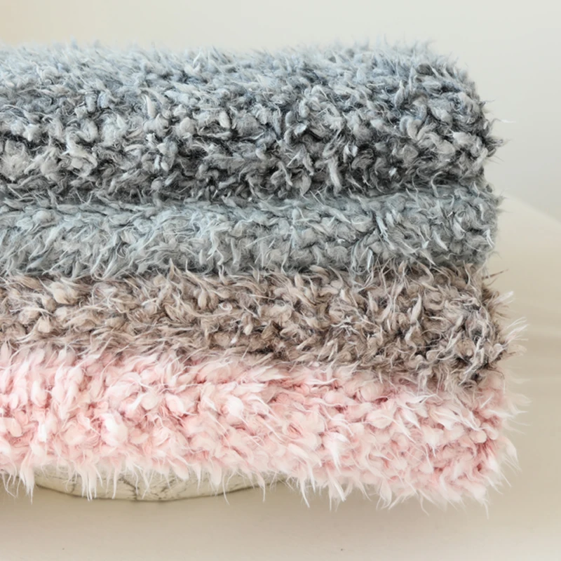 Newborn Photography Props Cuddly Soft Fur Fabric Nest Blanket Baby Posing Shoot Photo Prop Accessories Basket Stuffer Layer