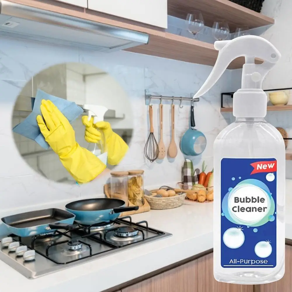 

100ml Bubble Cleaner Kitchen Deep Cleaning Spray Kitchen Cleanser Strong Detergent Household Smoking Machine Cleanser