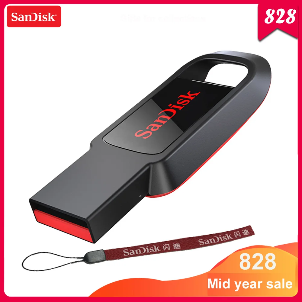 

Original SanDisk CZ61 USB Flash Drive 128GB 64GB 32GB 16GB Pen Drive Pendrive USB 2.0 Flash Drive Memory stick USB disk flash