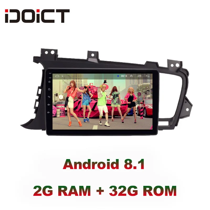 IDOICT Android 8 1 IPS 2G + 32G ядерный автомобильный DVD плеер GPS навигация Мультимедиа для KIA
