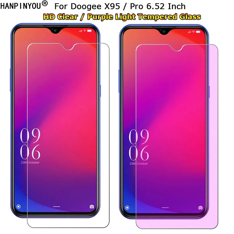 Для Doogee X95 / Pro 6 52 "Защита Синий Фиолетовый светильник луч глаз Уход закаленное