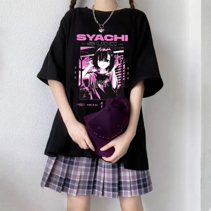 Waliicorners Goth Female Tee Aesthetic T-shirt Punk Dark Grunge Streetwear gothic Top T-shirts 10 Hf42aa48a097d492a94e6690e161786cdZ
