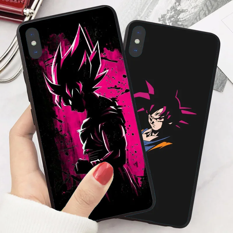 

Dragon Ball Super Zoon Goku Black Silicone Phone Case Cover for iPhone 11 11PRO MAX X 5 5S 6 6SPlus 7 8 Plus XR XS MAX