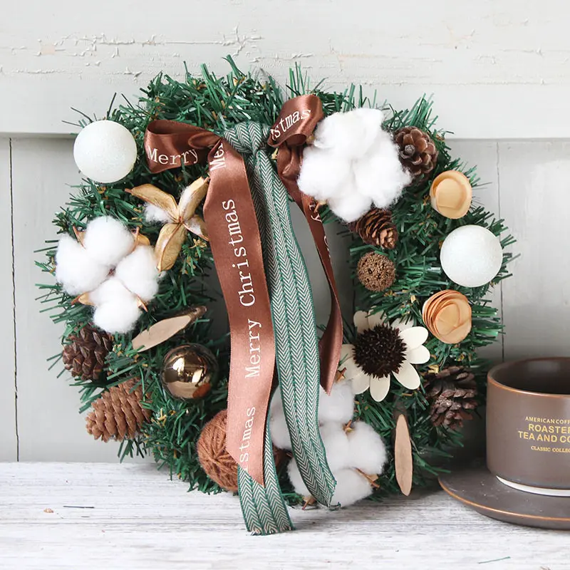 

2020 New Year Christmas Decorations For Home Decor For Home Decoration Accessories Natal Navidad Ornaments Small Cotton Garland