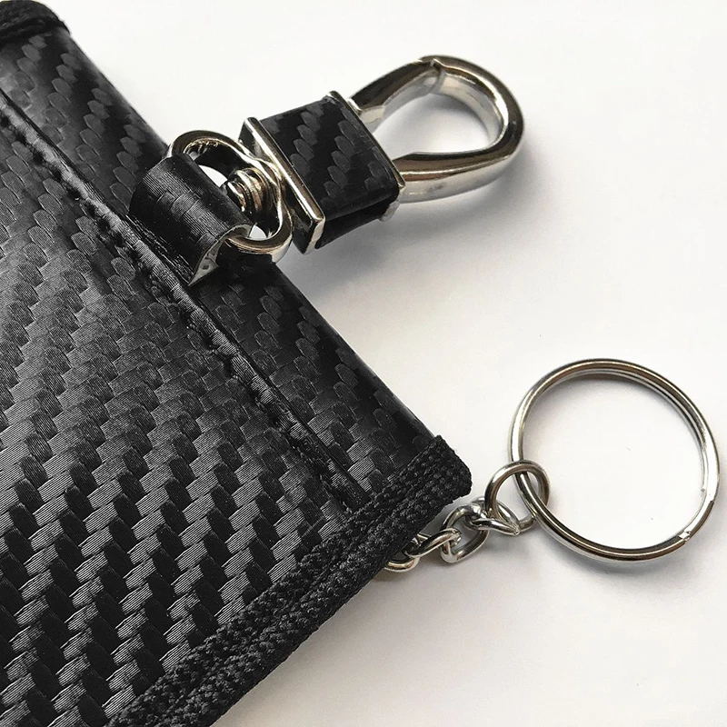 RFID электромагнитное Экранирование автомобильные ключи сумки FOB сигнальная экранирующая сумка Кредитная карта Faraday чехол для защиты конфиденциальности BAG1067