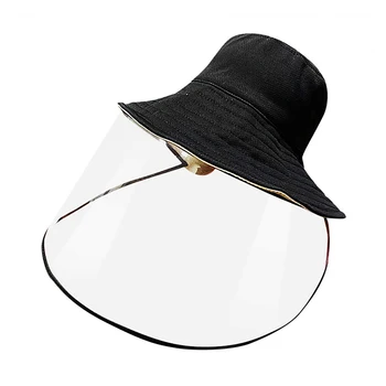 

Anti Pollution Removable Protective Cap Reusable Masks Anti-fog Hat Anti-ultraviolet Isolation Mask Sun Hat