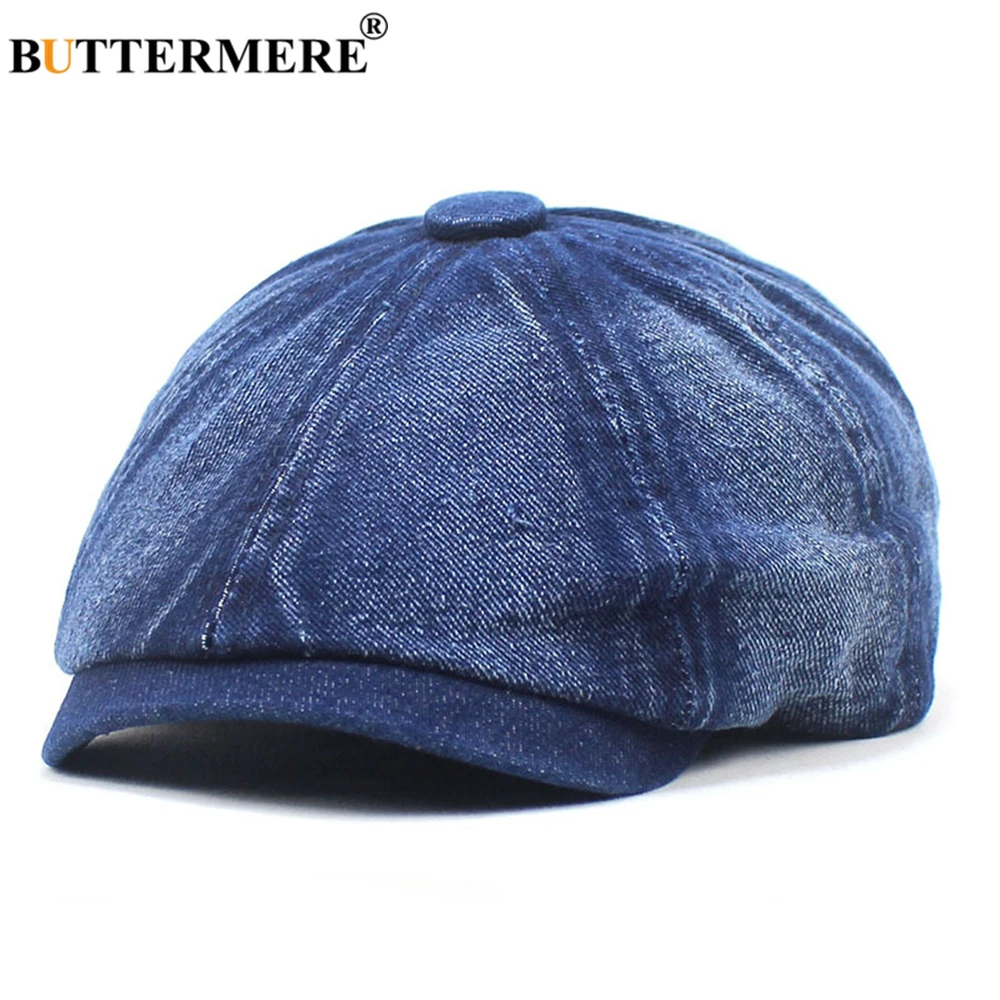 Buttermere Denim Newsboy Cap Men Women 