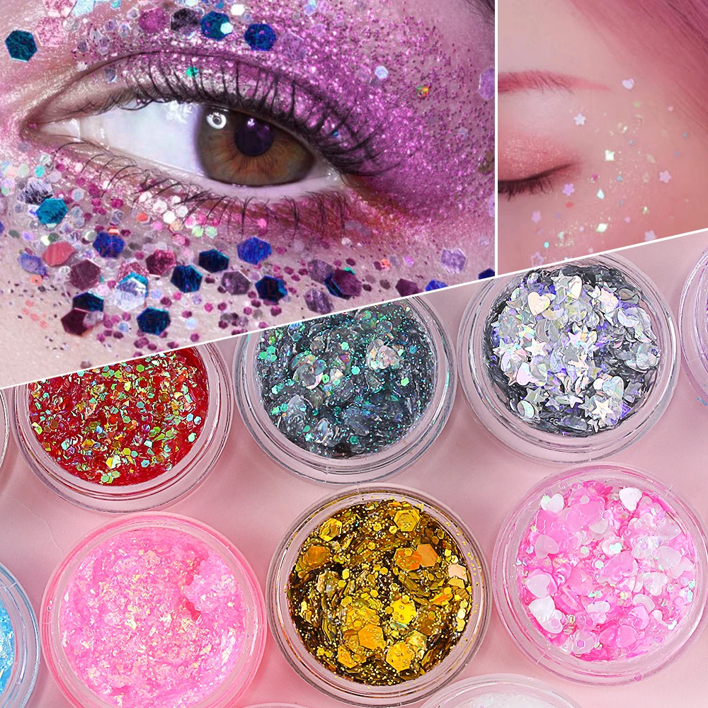 Glitter pigment тени для век.