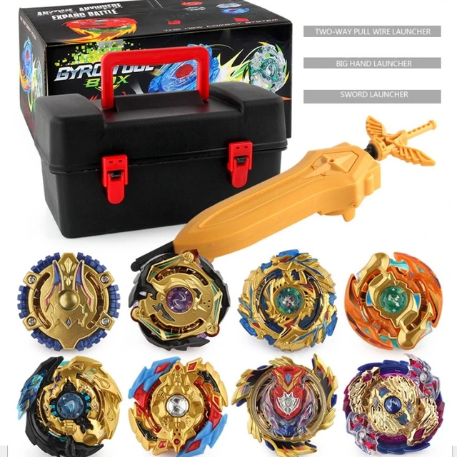 TOUPIE rafale BEYBLADE TOUPIE TOUPIE, ensemble de TOUPIE avec lanceur épée,  jouets cadeaux pour enfants, B-X, B-96 - AliExpress