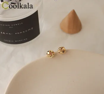 

Coolkala silver simple and elegant round ball hipster rotating design Popular earring