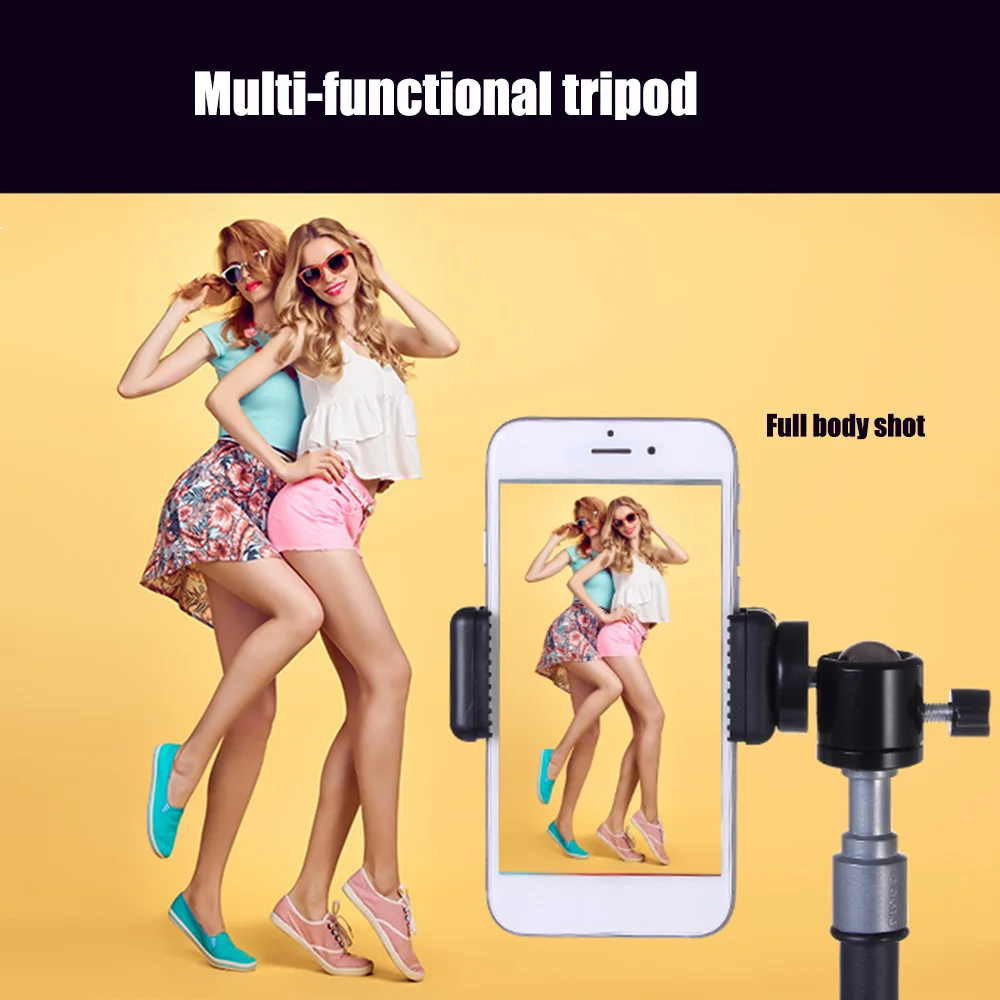 

LED Ring Light Selfie Light Studio Support Floor Bracket Mobile Phone Holder Photography Tripod For Phone Live Tripod
